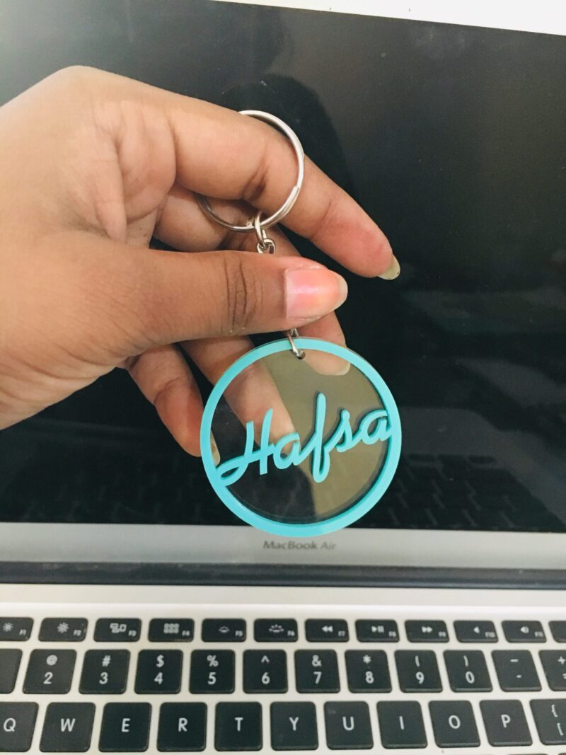 Name keychain - Bubbly Decors