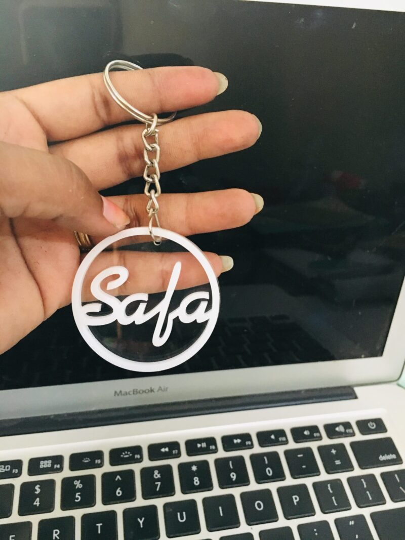 Name keychain - Bubbly Decors