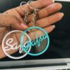 Name keychain - Bubbly Decors