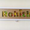 Name Frame silhouette - Bubbly Decors
