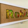 Name Frame silhouette - Bubbly Decors