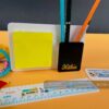 Magnetic note pad pen holder - Bubbly Decors