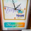 Box name Clock - Bubbly Decors