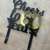 Cake topper 60 years - Bubbly Decors