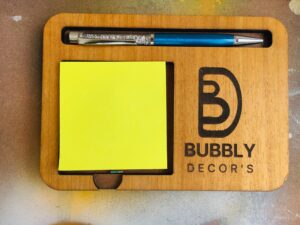 Note Pad with Logo or name - Bubbly Decors