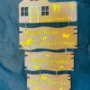 Name Board couple and 2 kids - Bubbly Decors