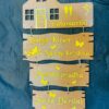 Name Board couple and 2 kids - Bubbly Decors