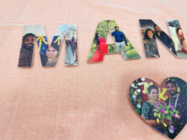 Name photo magnets - Bubbly Decors