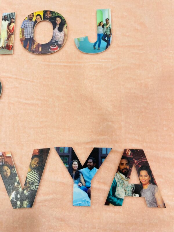 Name photo magnets - Bubbly Decors