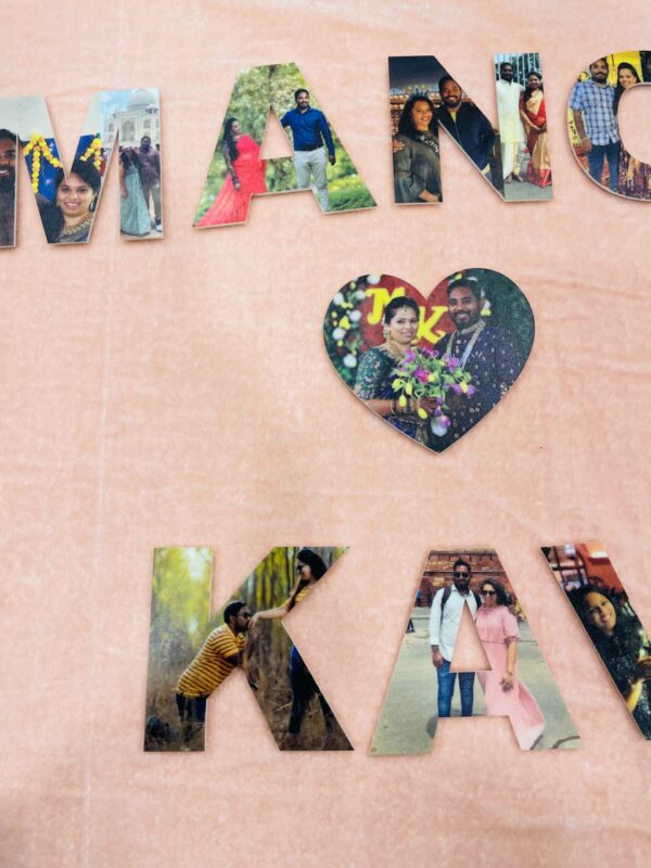 Name photo magnets - Bubbly Decors