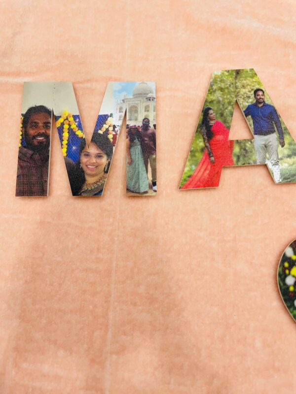 Name photo magnets - Bubbly Decors