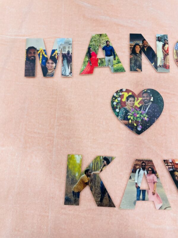 Name photo magnets - Bubbly Decors
