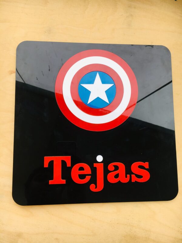 Name Board with symbol - Bubbly Decors