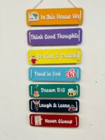 Hanging quotes home decor - Bubbly Decors