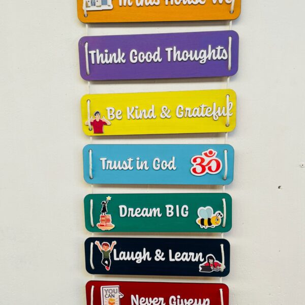 Hanging quotes home decor - Bubbly Decors