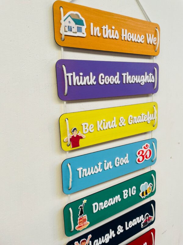 Hanging quotes home decor - Bubbly Decors