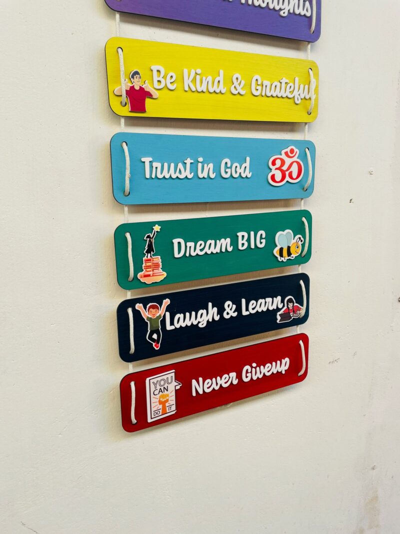 Hanging quotes home decor - Bubbly Decors
