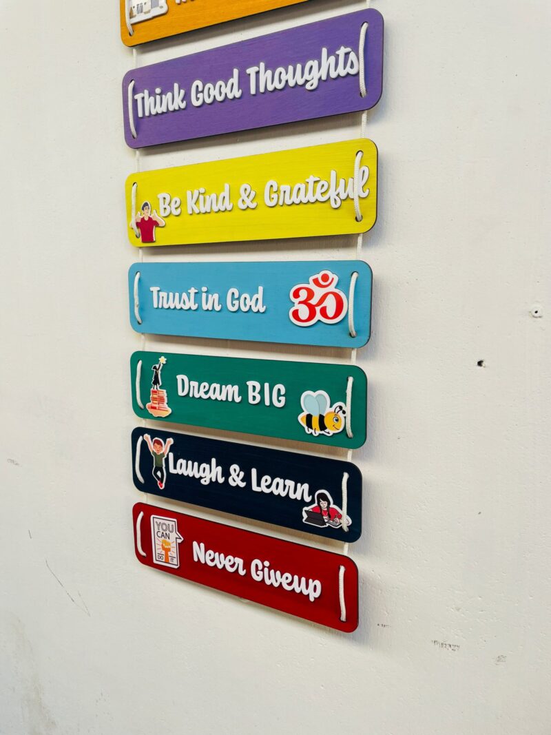 Hanging quotes home decor - Bubbly Decors