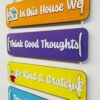 Hanging quotes home decor - Bubbly Decors