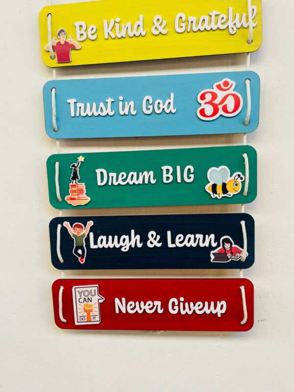 Hanging quotes home decor - Bubbly Decors