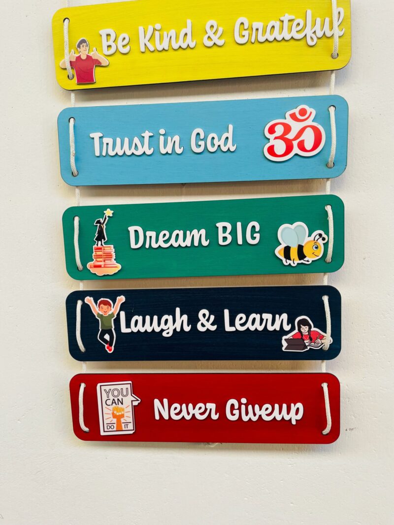 Hanging quotes home decor - Bubbly Decors