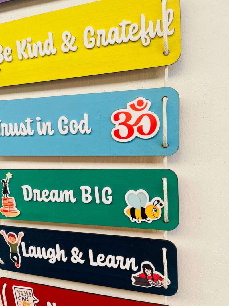 Hanging quotes home decor - Bubbly Decors