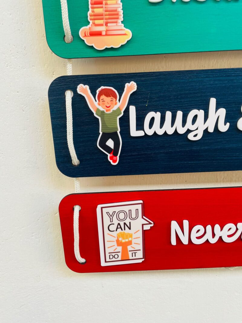 Hanging quotes home decor - Bubbly Decors