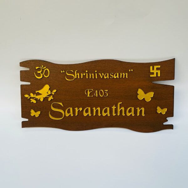 Name board Single name - Bubbly Decors