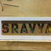 Name Frame silhouette - Bubbly Decors