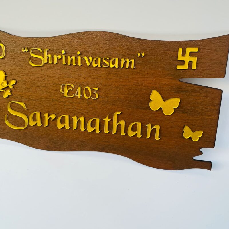 Name board Single name - Bubbly Decors