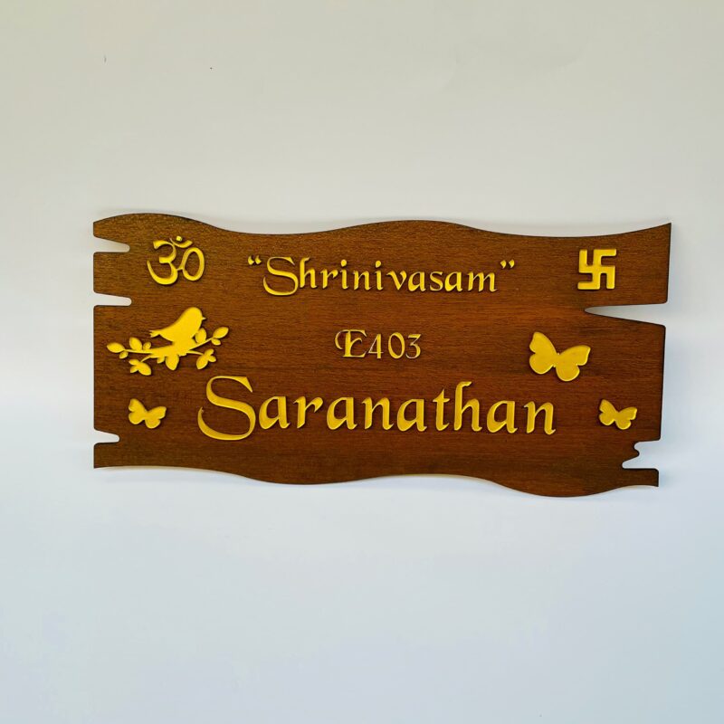 Name board Single name - Bubbly Decors
