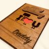 love you daddy greeting card - Bubbly Decors