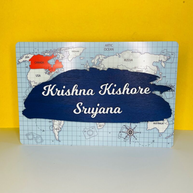 Explorer Name Board - Bubbly Decors
