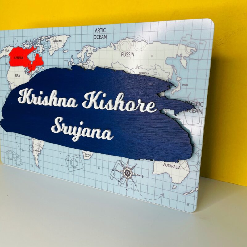 Explorer Name Board - Bubbly Decors