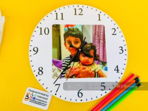 Photo clock - Bubbly Decors