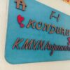 Name board Blue - Bubbly Decors