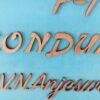 Name board Blue - Bubbly Decors