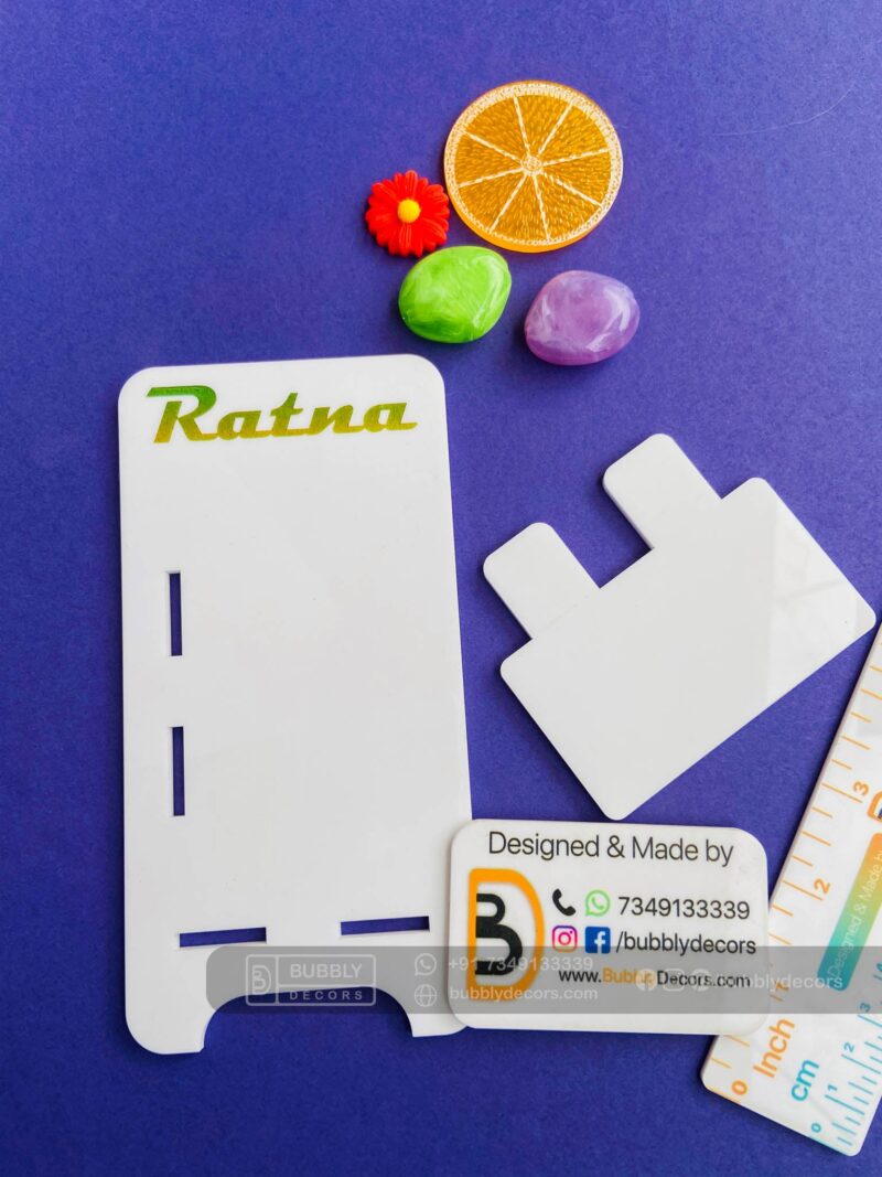 Mobile stand colour name - Bubbly Decors
