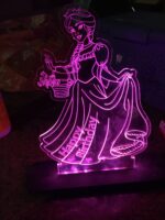 Light glow stand Cinderella - Bubbly Decors