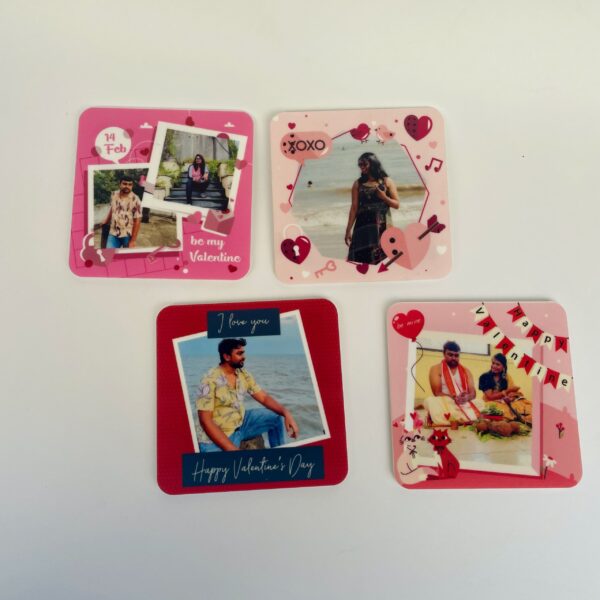 Valentine's Day gift photo magnet - Bubbly Decors