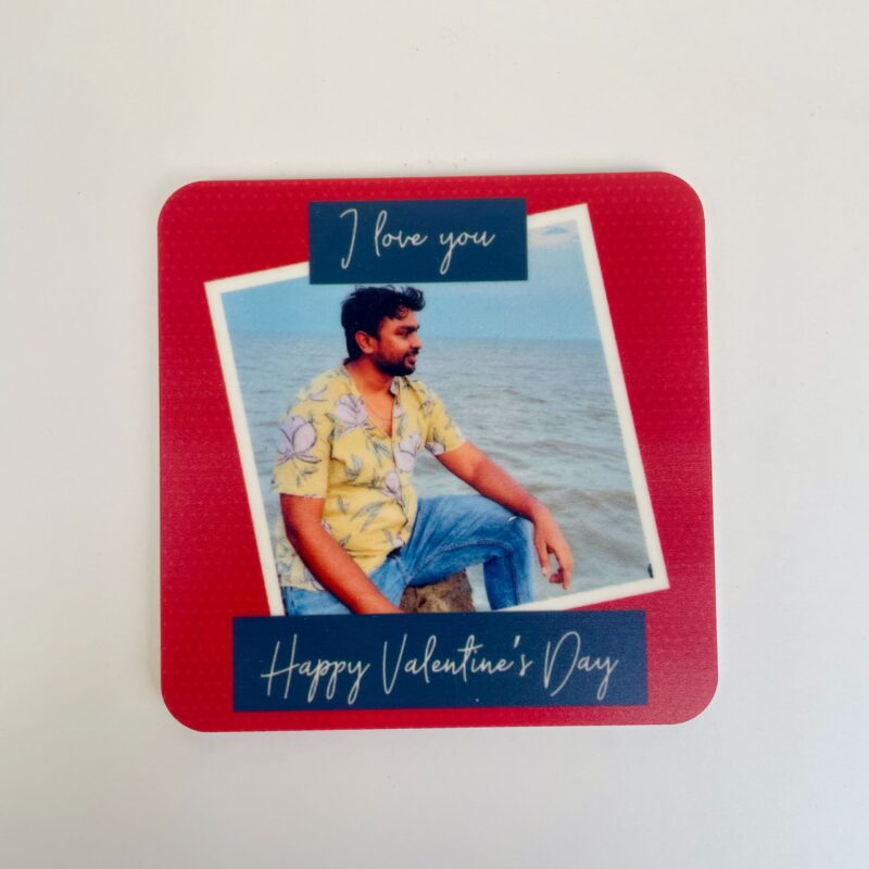 Valentine's Day gift photo magnet - Bubbly Decors