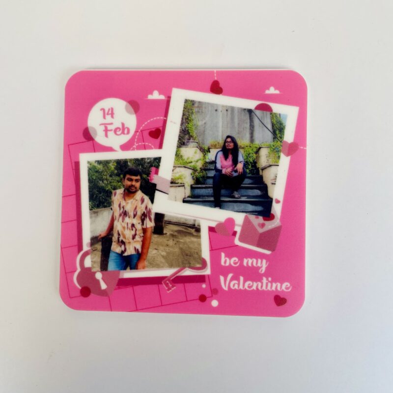 Valentine's Day gift photo magnet - Bubbly Decors