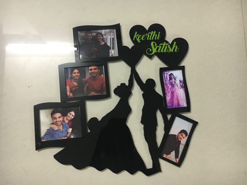 Couple Frame Acrylic - Bubbly Decors