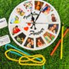 Wall clock 12 photos - Bubbly Decors