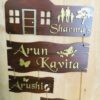 Name board 4 steps - Bubbly Decors
