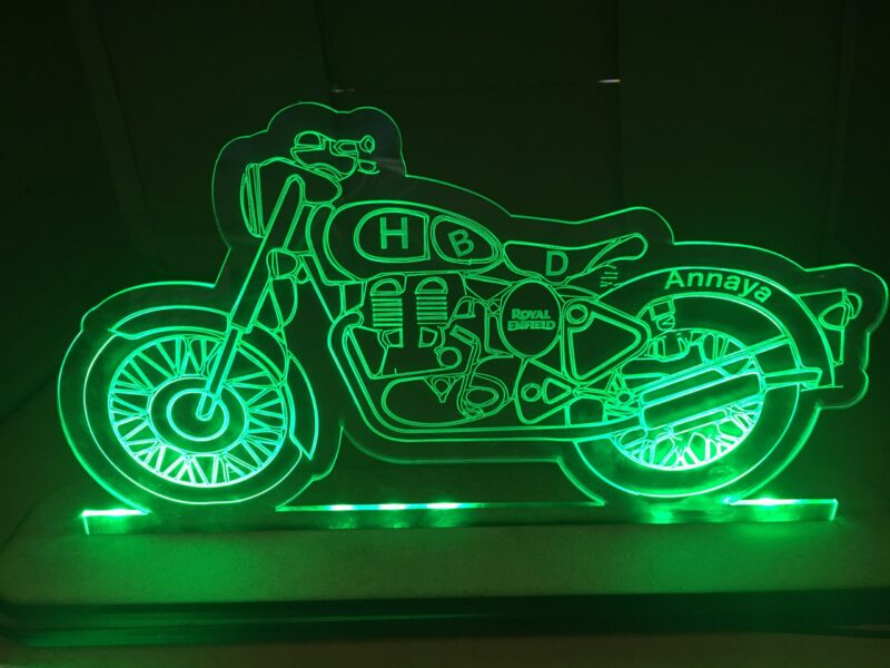 Night lamp Royal enfield - Bubbly Decors