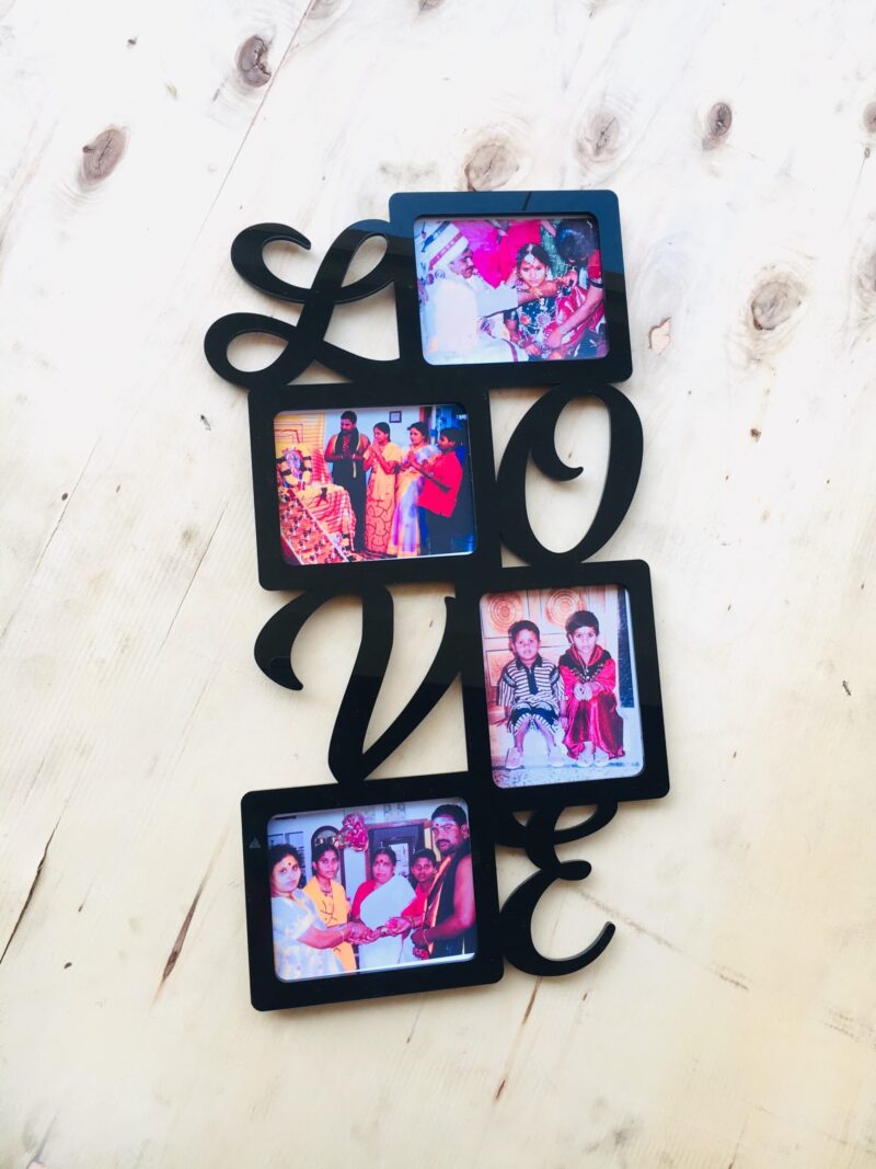 Love photo frame - Bubbly Decors