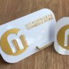 Visiting cards holder with brand or name - Bubbly Decors