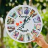 Wall clock 12 photos - Bubbly Decors