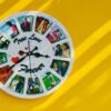 Wall clock 12 photos - Bubbly Decors